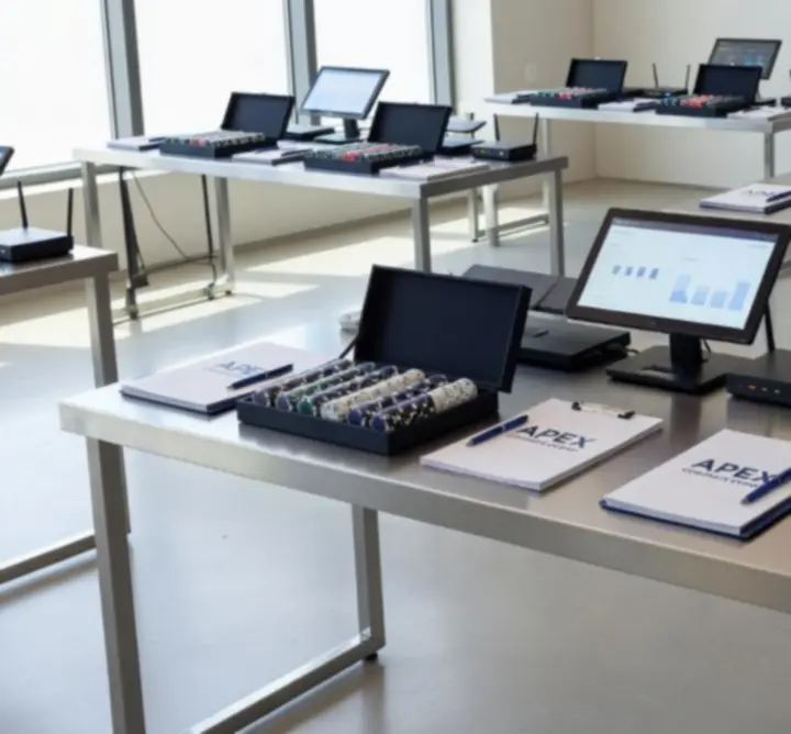 Modern, letisztult rendezvénykörnyezet professzionális eszközökkel